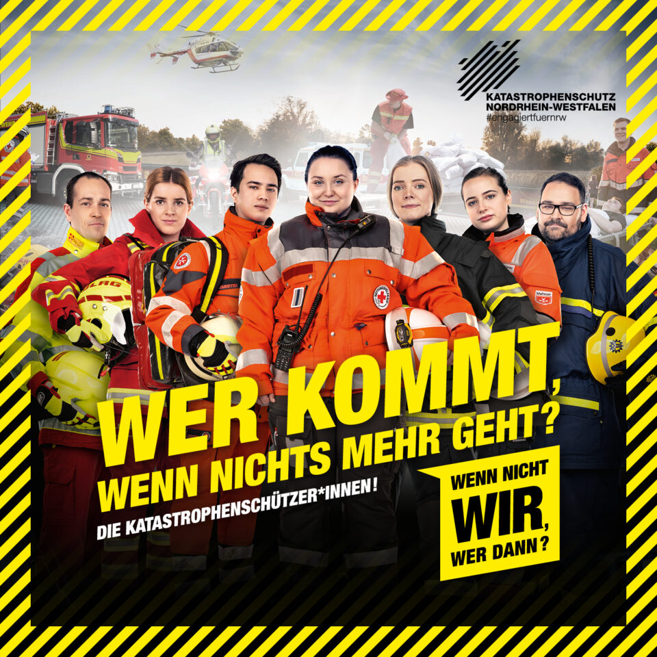Katastrophenschutz NRW Kampagne DRK